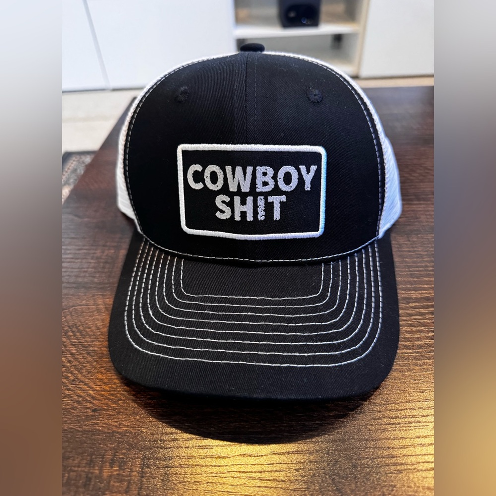 Cowboy Shit 5 panel trucker hat snap back adjustable